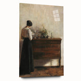Antique Portrait Prints – Vintage Woman Reading Classic Wall Art
