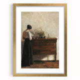 Antique Portrait Prints – Vintage Woman Reading Classic Wall Art
