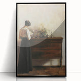 Antique Portrait Prints – Vintage Woman Reading Classic Wall Art