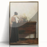 Antique Portrait Prints – Vintage Woman Reading Classic Wall Art