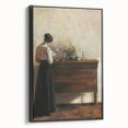Antique Portrait Prints – Vintage Woman Reading Classic Wall Art