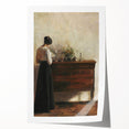 Antique Portrait Prints – Vintage Woman Reading Classic Wall Art