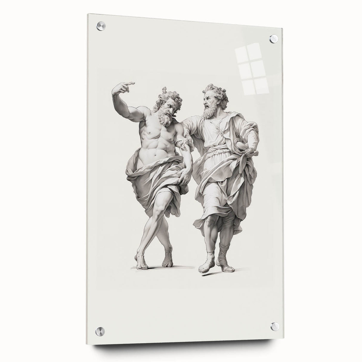 Vintage Portrait Art – Classic Greco-Roman Sculpture Wall Print