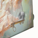 Vintage Portrait Art | Elegant Portrait of Woman on Swing
