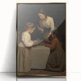 Vintage Portrait Art – Timeless Family Moment in Classic Style