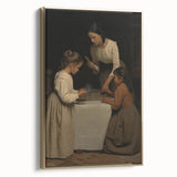 Vintage Portrait Art – Timeless Family Moment in Classic Style
