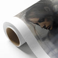 Timeless Portrait Print – Abstract Vintage Woman in Deep Reflection