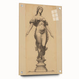 Antique Sculpture Portrait Art – Classic Retro Canvas & Prints