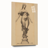 Antique Sculpture Portrait Art – Classic Retro Canvas & Prints