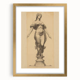 Antique Sculpture Portrait Art – Classic Retro Canvas & Prints