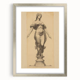 Antique Sculpture Portrait Art – Classic Retro Canvas & Prints