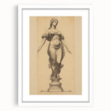 Antique Sculpture Portrait Art – Classic Retro Canvas & Prints