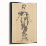 Antique Sculpture Portrait Art – Classic Retro Canvas & Prints