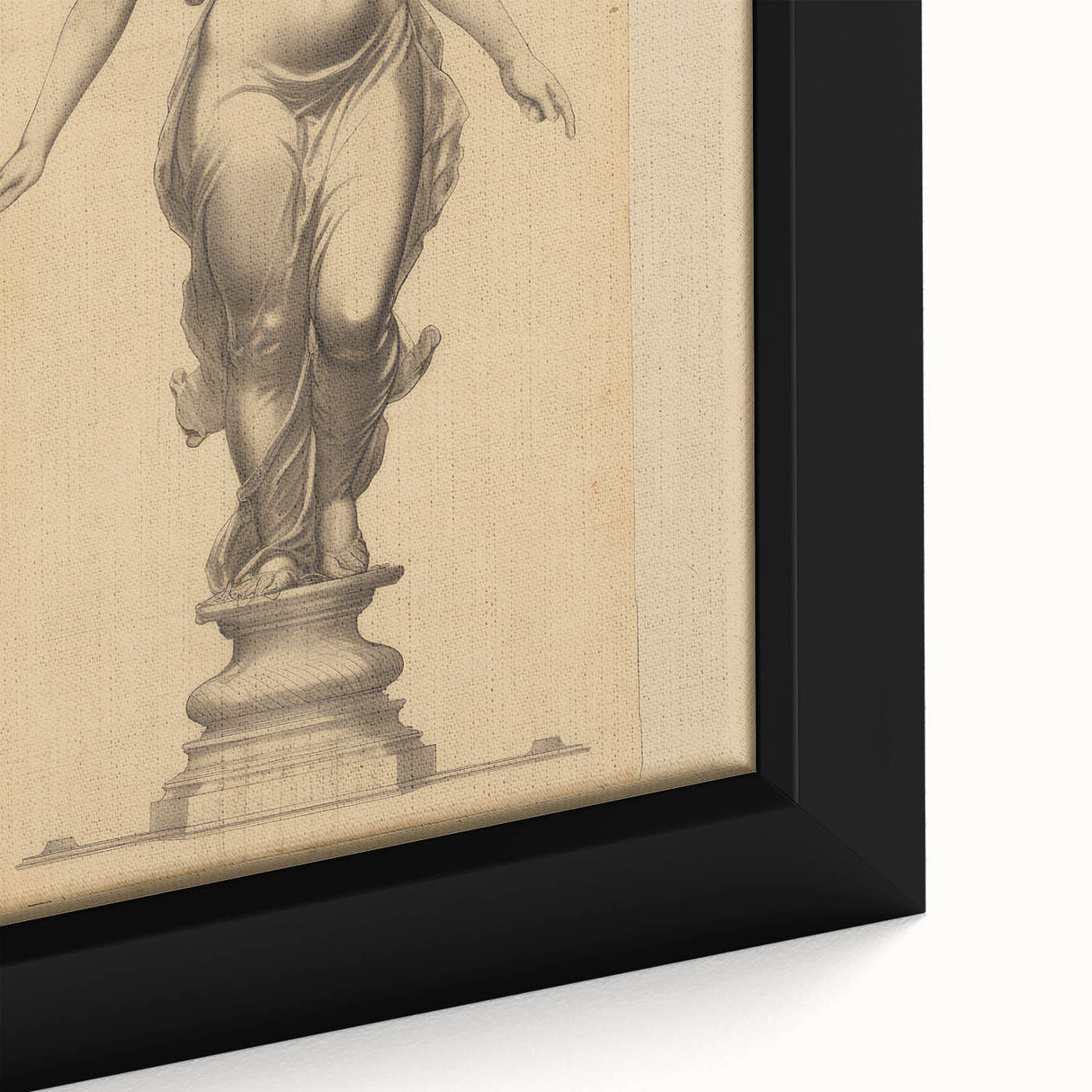 Antique Sculpture Portrait Art – Classic Retro Canvas & Prints