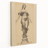 Antique Sculpture Portrait Art – Classic Retro Canvas & Prints
