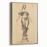 Antique Sculpture Portrait Art – Classic Retro Canvas & Prints
