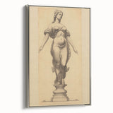 Antique Sculpture Portrait Art – Classic Retro Canvas & Prints