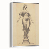 Antique Sculpture Portrait Art – Classic Retro Canvas & Prints