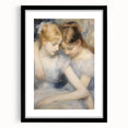 Romantic Vintage Portrait Art – Antique Sisterhood Canvas & Prints