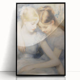 Romantic Vintage Portrait Art – Antique Sisterhood Canvas & Prints