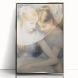 Romantic Vintage Portrait Art – Antique Sisterhood Canvas & Prints