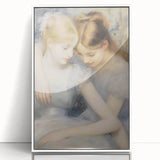 Romantic Vintage Portrait Art – Antique Sisterhood Canvas & Prints