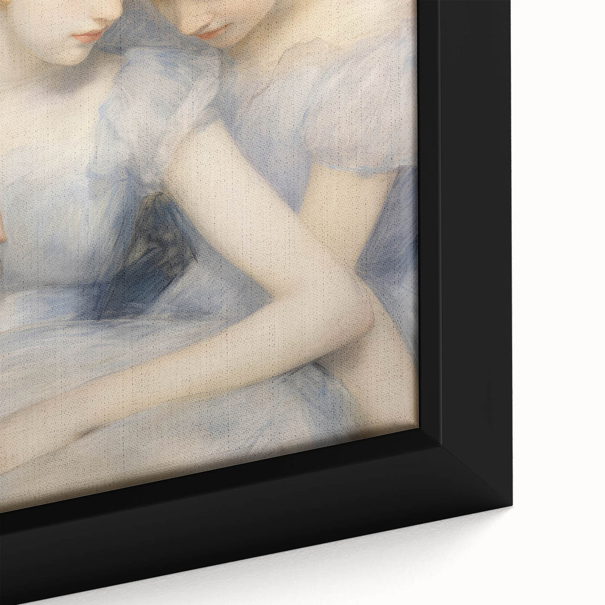 Romantic Vintage Portrait Art – Antique Sisterhood Canvas & Prints