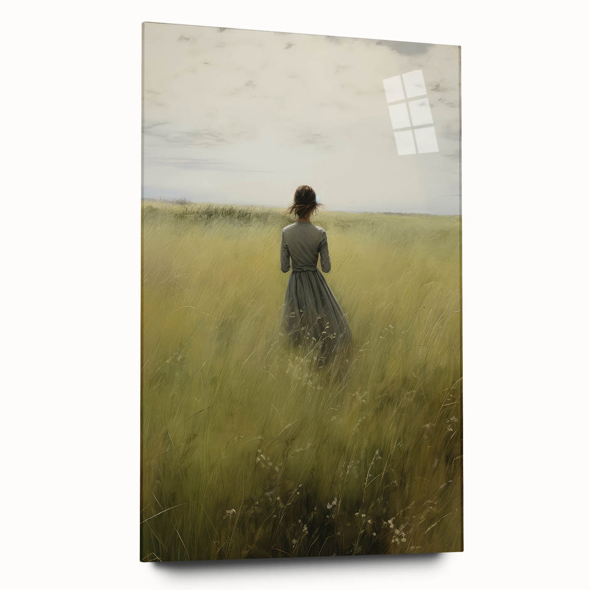 Serene Vintage Landscape Portrait – Antique Canvas & Prints
