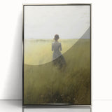 Serene Vintage Landscape Portrait – Antique Canvas & Prints