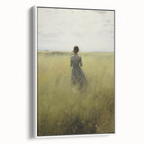 Serene Vintage Landscape Portrait – Antique Canvas & Prints