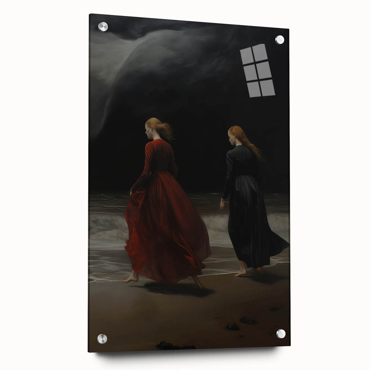 Dramatic Vintage Portrait Art – Antique Ocean Canvas & Prints