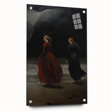 Dramatic Vintage Portrait Art – Antique Ocean Canvas & Prints