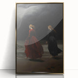 Dramatic Vintage Portrait Art – Antique Ocean Canvas & Prints