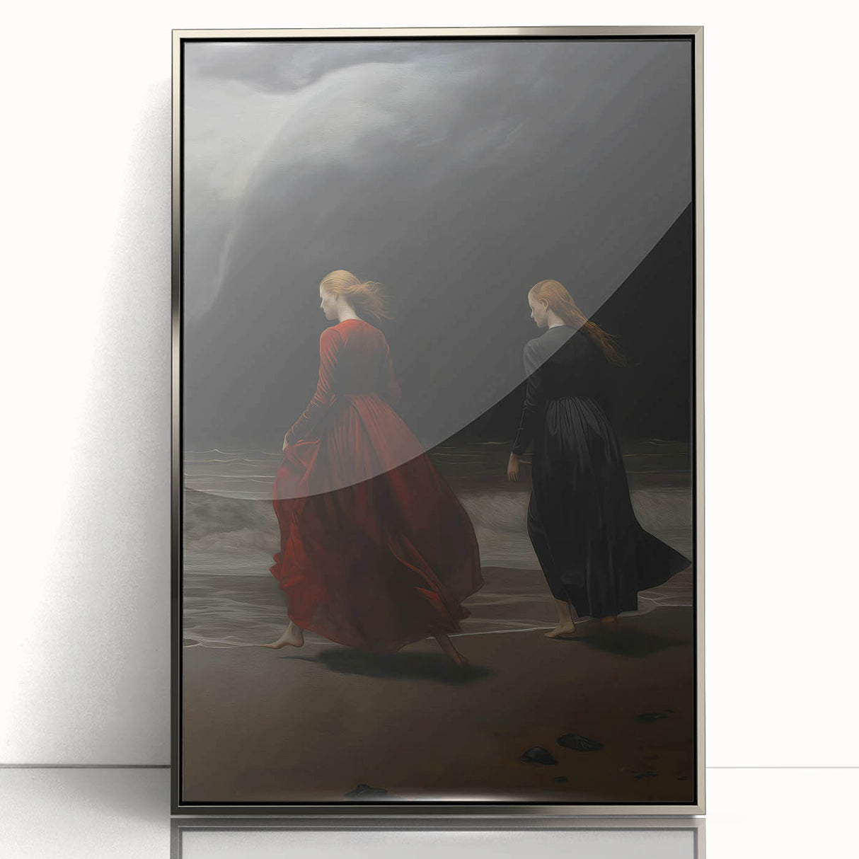 Dramatic Vintage Portrait Art – Antique Ocean Canvas & Prints