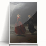 Dramatic Vintage Portrait Art – Antique Ocean Canvas & Prints