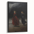 Dramatic Vintage Portrait Art – Antique Ocean Canvas & Prints
