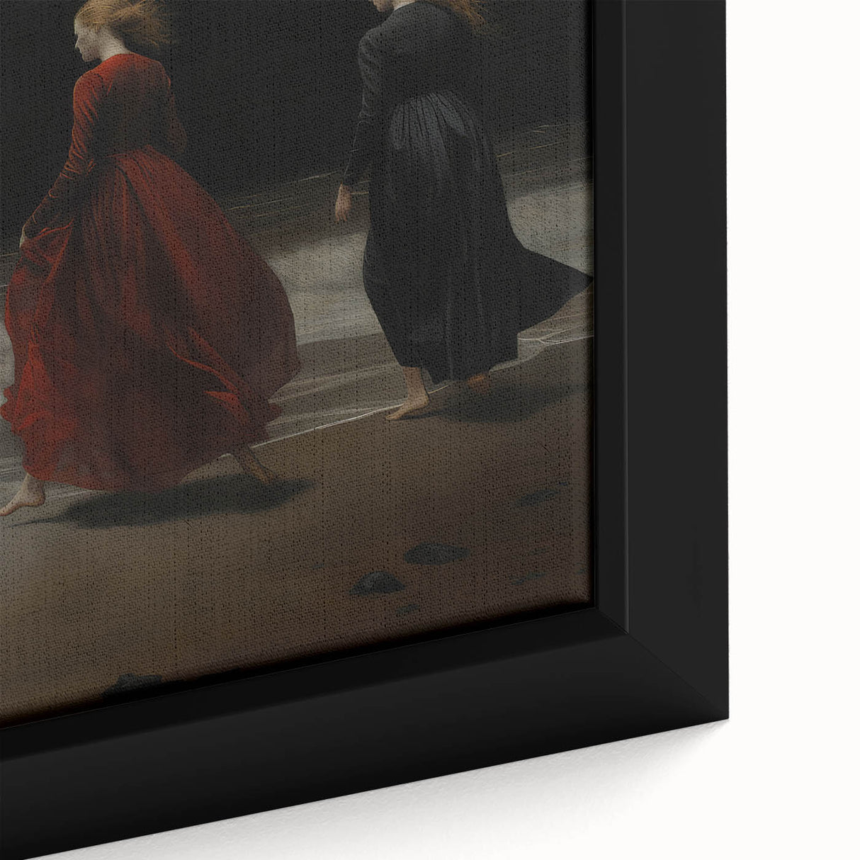 Dramatic Vintage Portrait Art – Antique Ocean Canvas & Prints