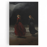 Dramatic Vintage Portrait Art – Antique Ocean Canvas & Prints