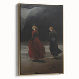 Dramatic Vintage Portrait Art – Antique Ocean Canvas & Prints