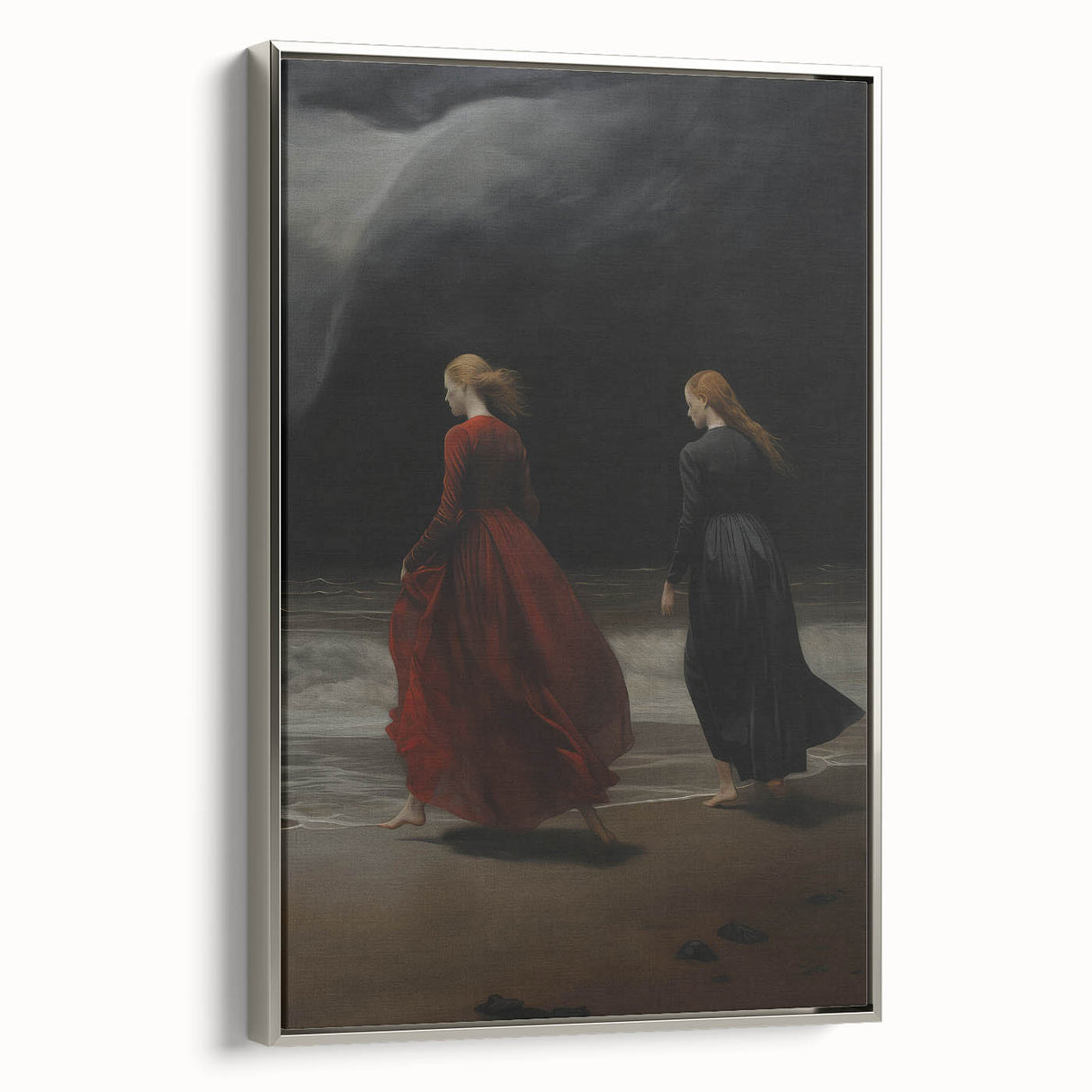 Dramatic Vintage Portrait Art – Antique Ocean Canvas & Prints