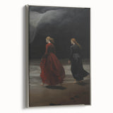 Dramatic Vintage Portrait Art – Antique Ocean Canvas & Prints