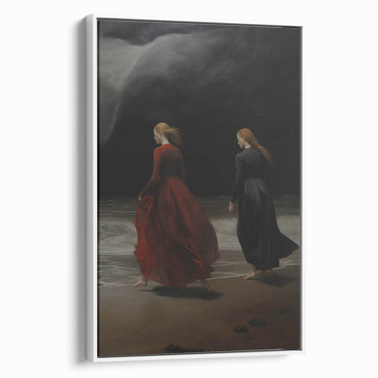 Dramatic Vintage Portrait Art – Antique Ocean Canvas & Prints