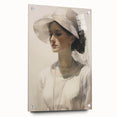 Graceful Vintage Woman Portrait – Antique Canvas & Prints