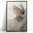 Graceful Vintage Woman Portrait – Antique Canvas & Prints