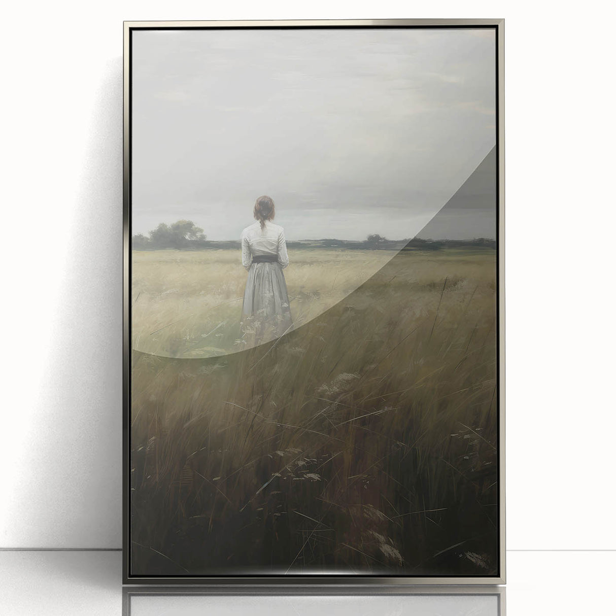 Solitary Vintage Landscape Portrait – Antique Canvas & Prints