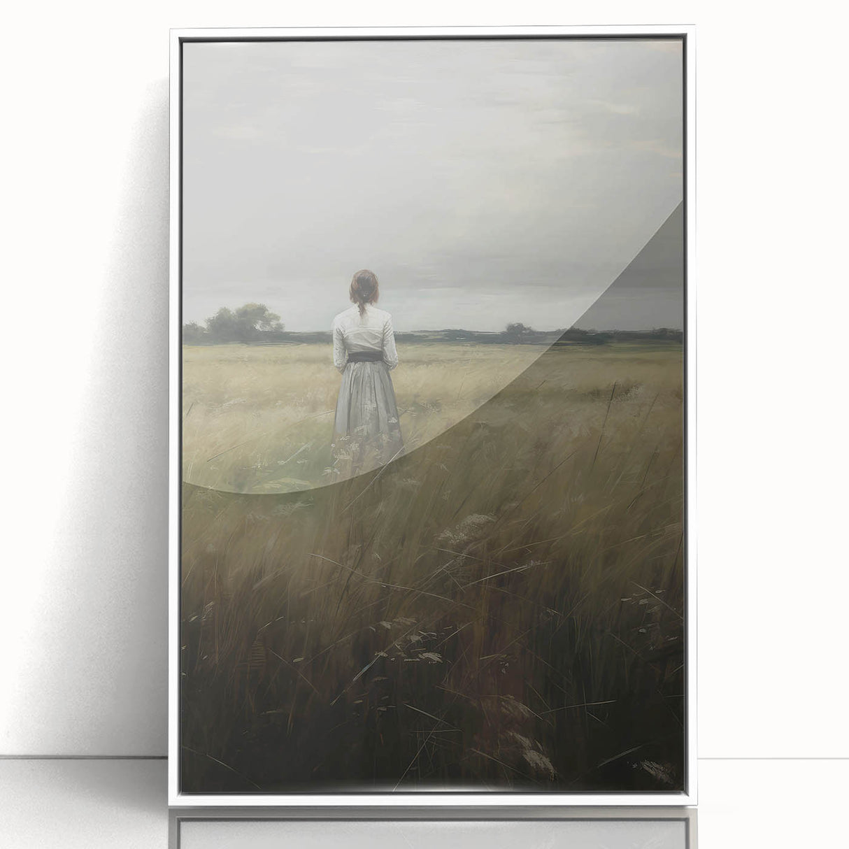 Solitary Vintage Landscape Portrait – Antique Canvas & Prints