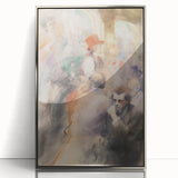Classic Vintage Portrait Art - Antique Social Gathering Print