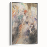 Classic Vintage Portrait Art - Antique Social Gathering Print