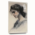 Classic Portrait Artwork – Vintage Elegant Woman Wall Art