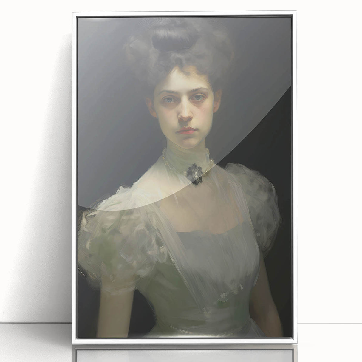 Timeless Vintage Portrait – Classic Elegant Woman Wall Art